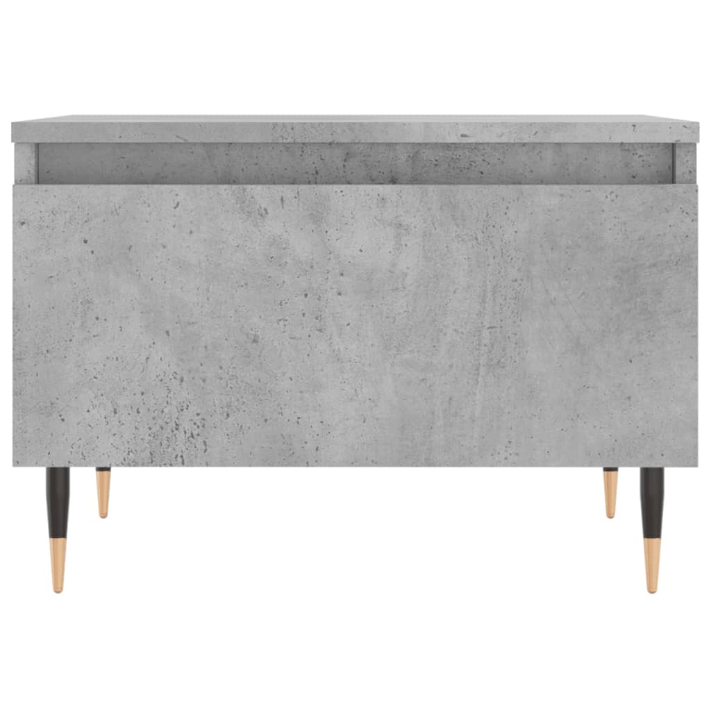 Coffee tables 2 pcs. Concrete grey 50x46x35 cm wood material