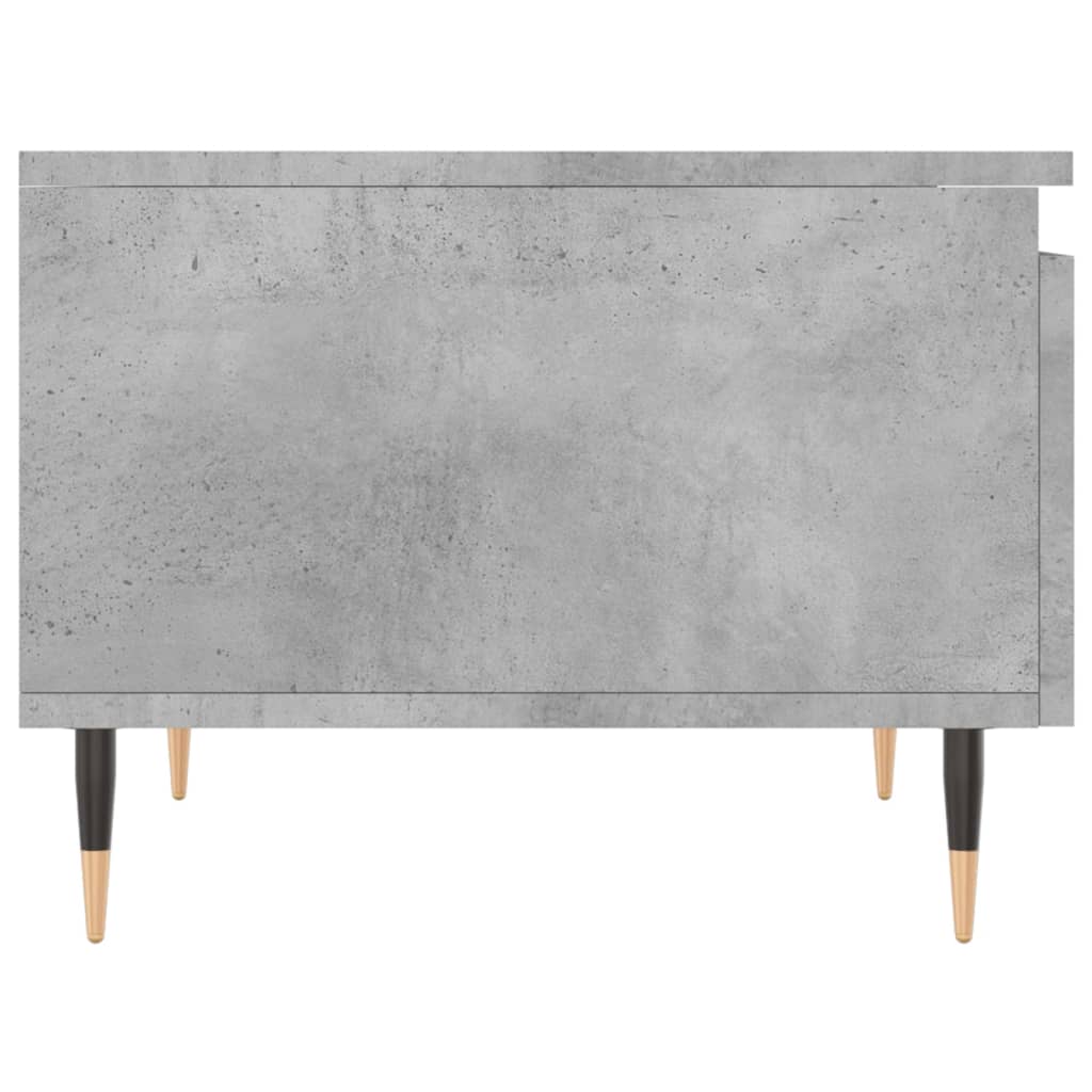 Coffee tables 2 pcs. Concrete grey 50x46x35 cm wood material