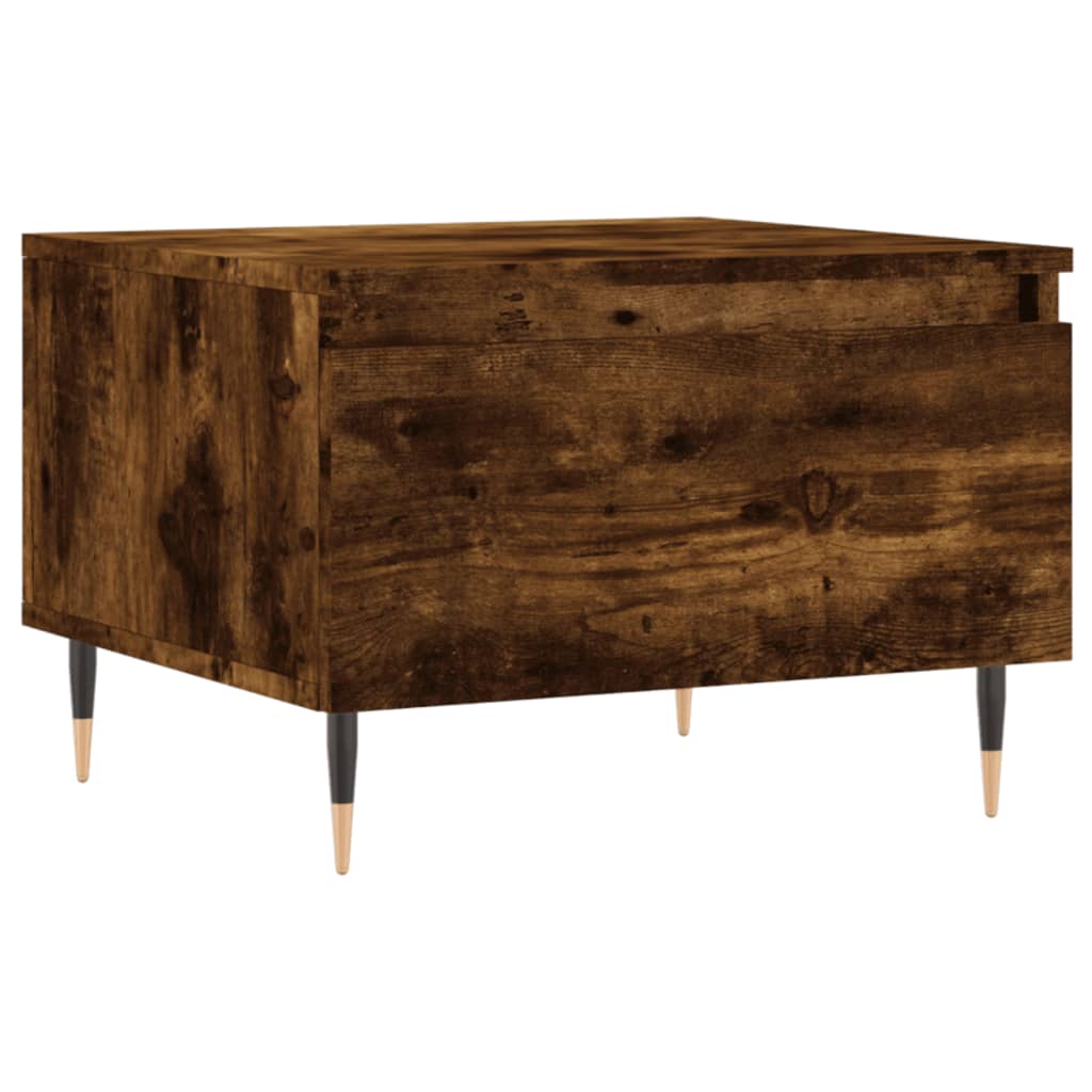 Coffee tables 2 pcs. Smoked oak 50x46x35 cm wood material