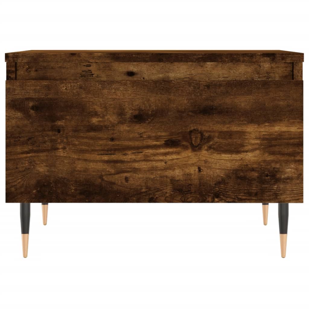 Coffee tables 2 pcs. Smoked oak 50x46x35 cm wood material