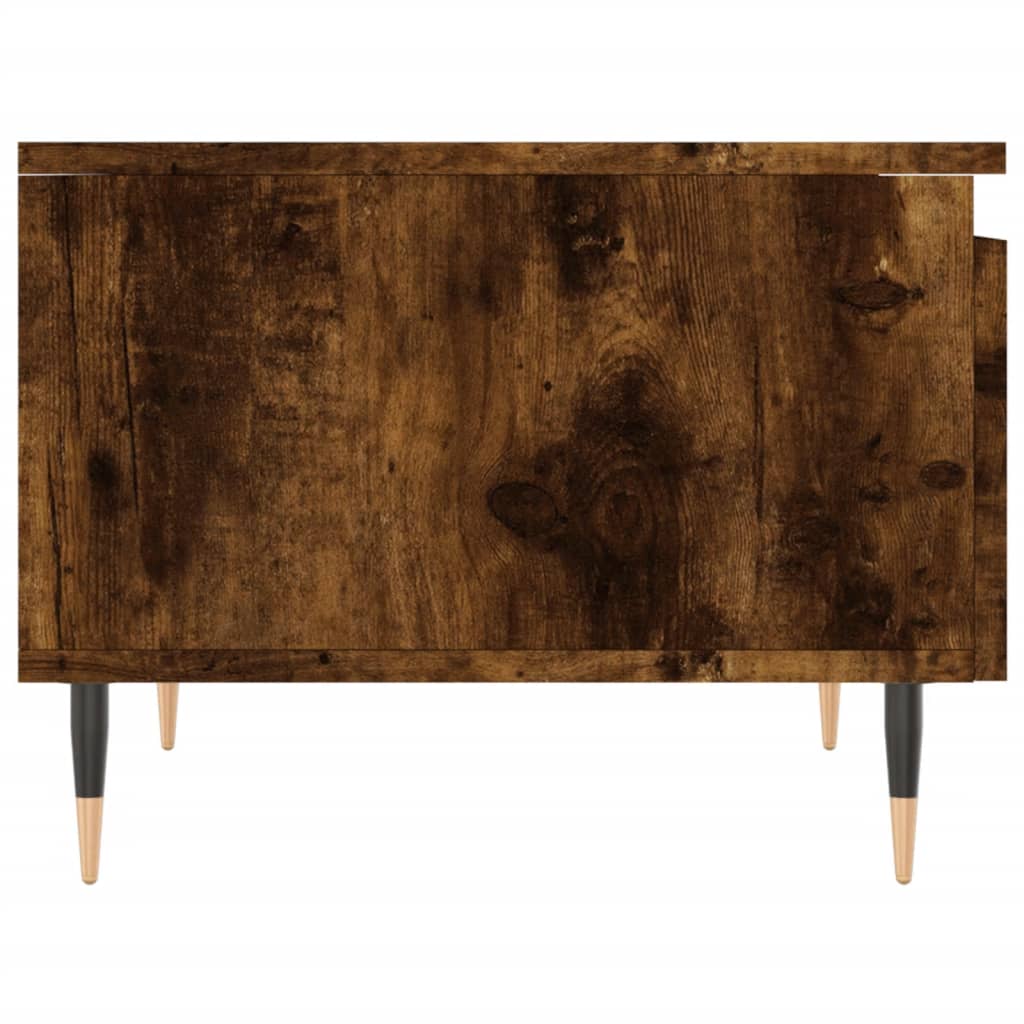 Coffee tables 2 pcs. Smoked oak 50x46x35 cm wood material