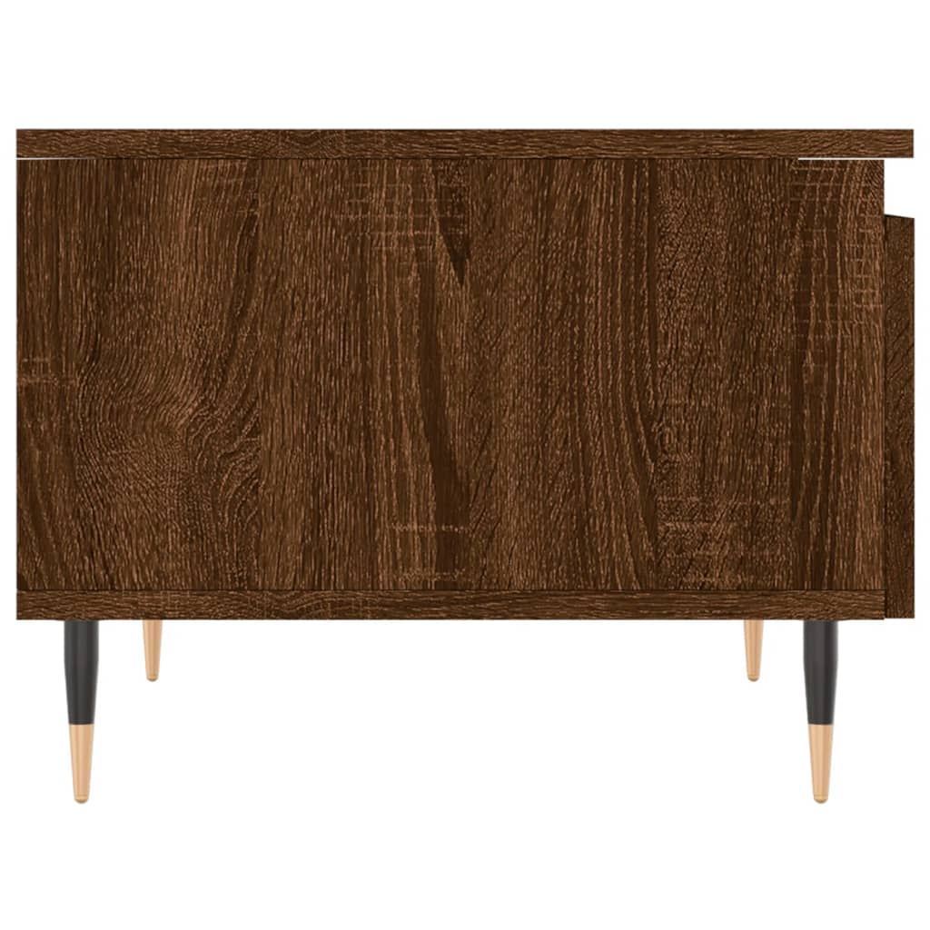 Coffee Tables 2 pcs. Brown Oak Look 50x46x35 cm Wood Material