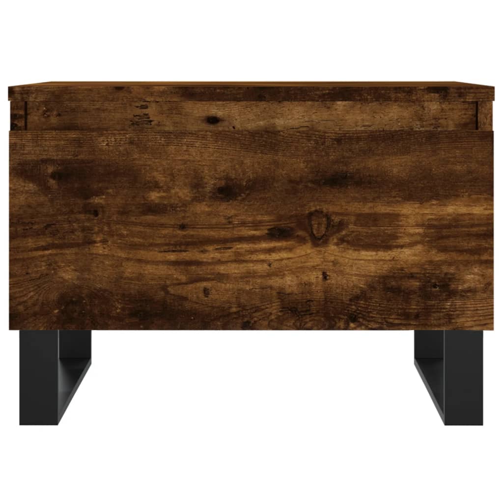 Coffee tables 2 pcs. Smoked oak 50x46x35 cm wood material