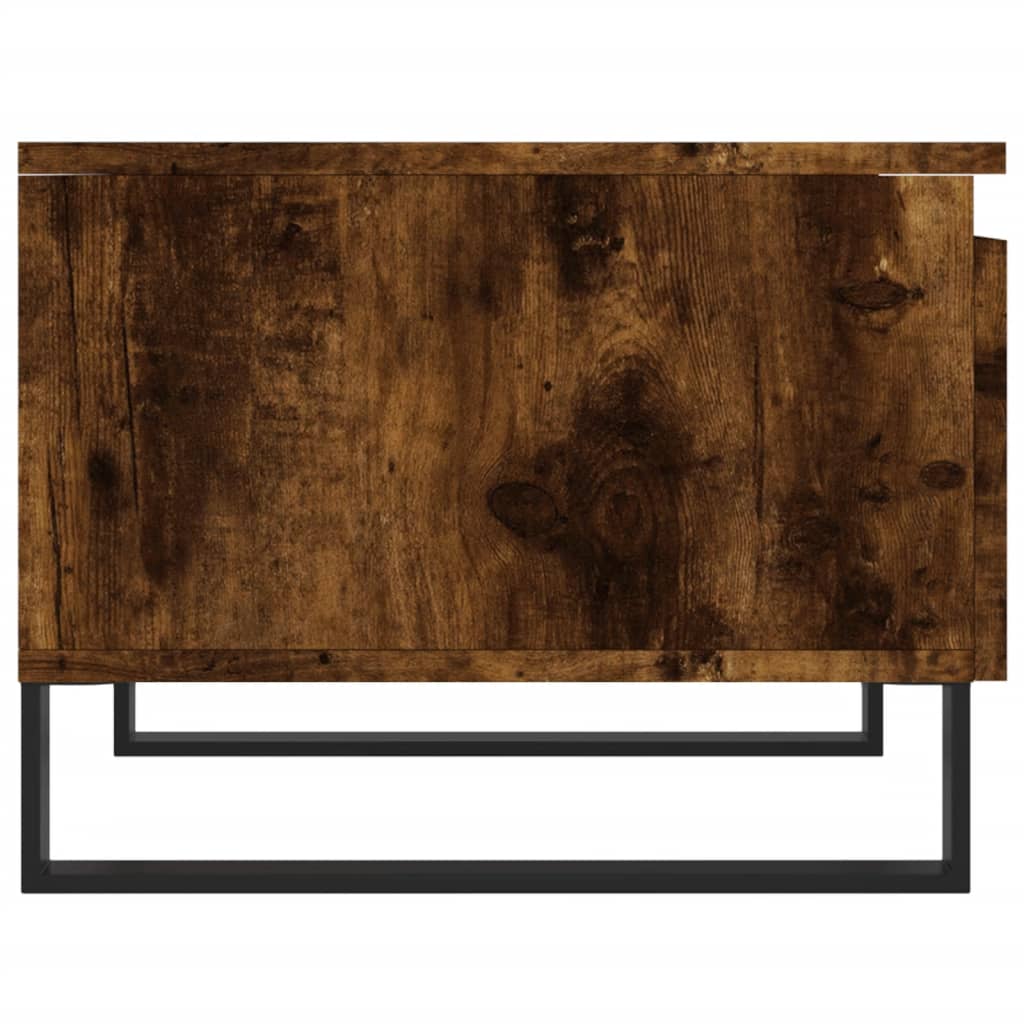 Coffee tables 2 pcs. Smoked oak 50x46x35 cm wood material