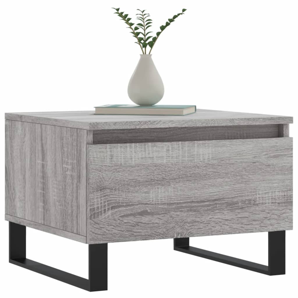 Coffee Tables 2 pcs. Gray Sonoma 50x46x35 cm Wood Material