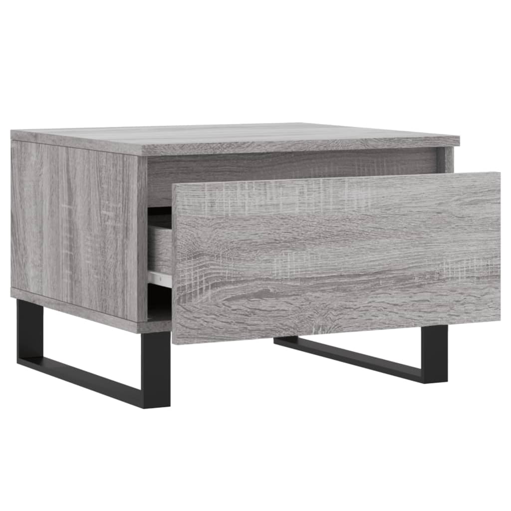 Coffee Tables 2 pcs. Gray Sonoma 50x46x35 cm Wood Material