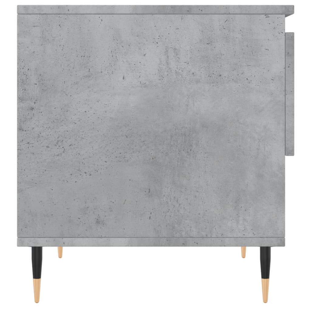 Table basse gris béton 50x46x50 cm en bois