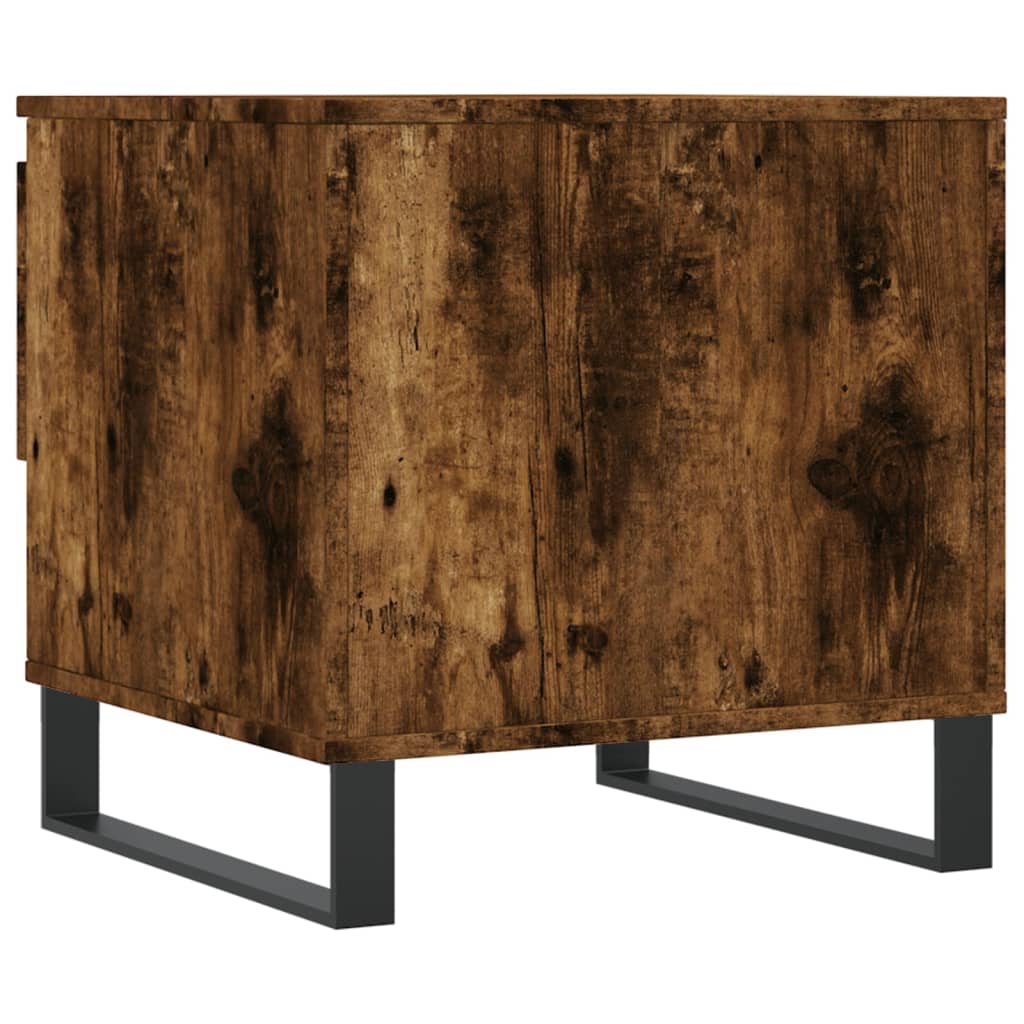 Coffee tables 2 pcs. Smoked oak 50x46x50 cm wood material