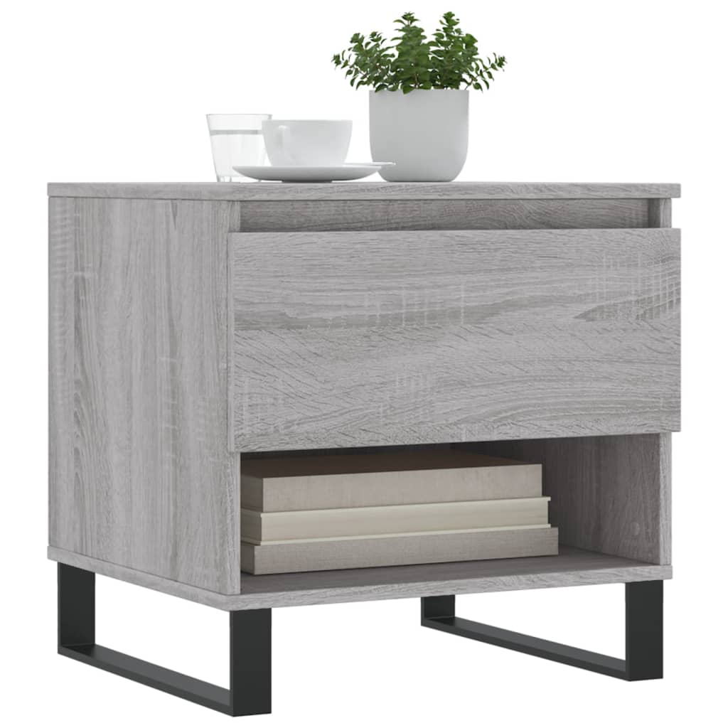 Coffee Tables 2 pcs. Gray Sonoma 50x46x50 cm Wood Material
