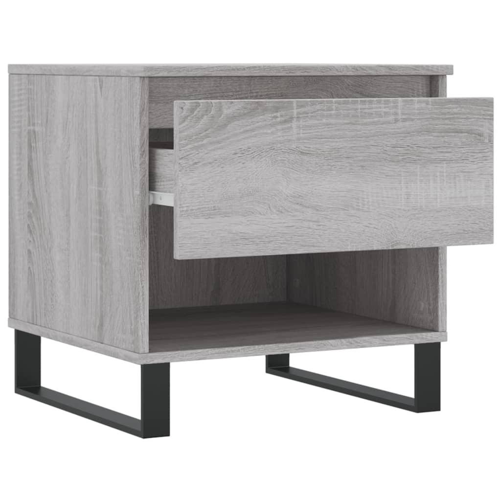 Coffee Tables 2 pcs. Gray Sonoma 50x46x50 cm Wood Material
