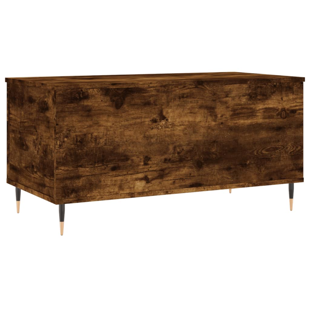 Coffee table smoked oak 90x44.5x45 cm wood material
