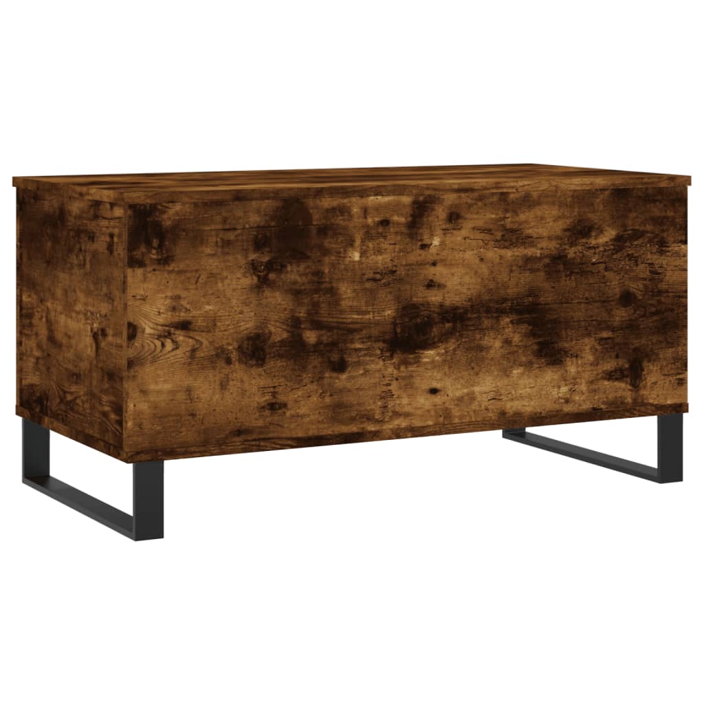 Coffee table smoked oak 90x44.5x45 cm wood material