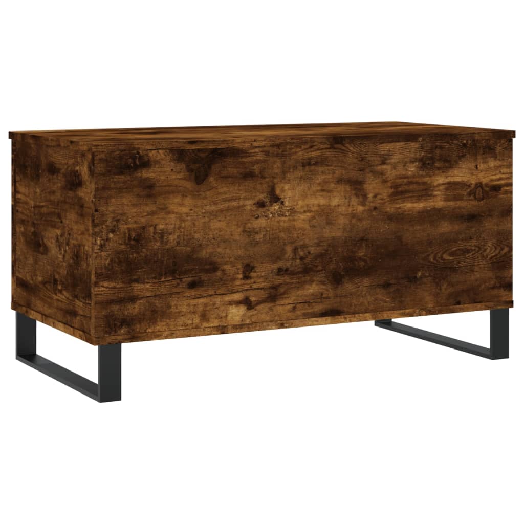 Coffee table smoked oak 90x44.5x45 cm wood material