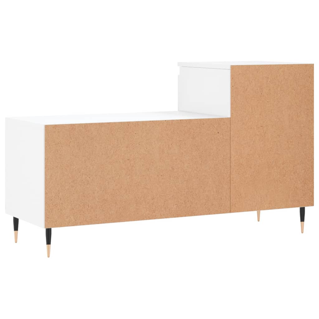 Étagère à chaussures blanc 102x36x60 cm en bois