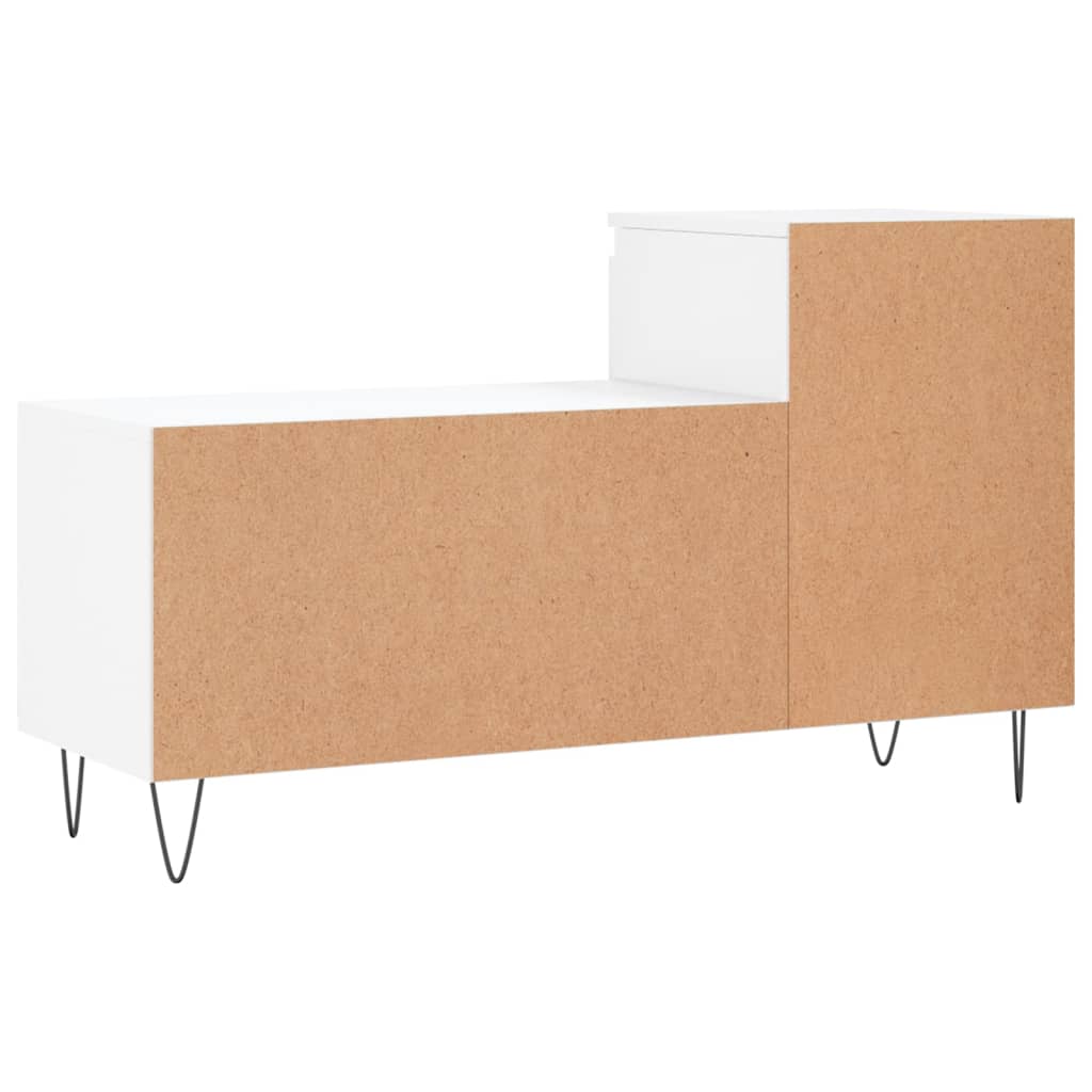 Étagère à chaussures blanc 102x36x60 cm en bois