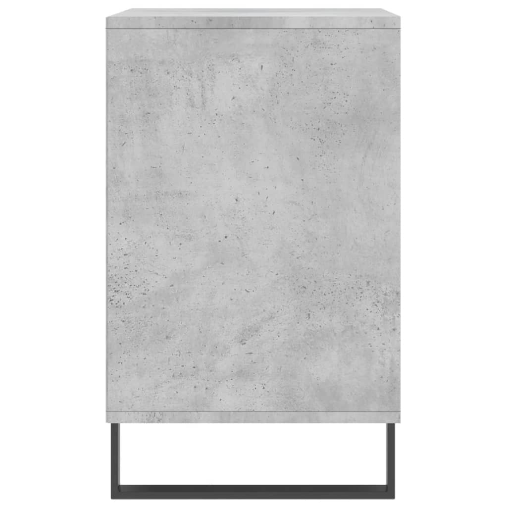 Étagère à chaussures gris béton 102x36x60 cm en bois
