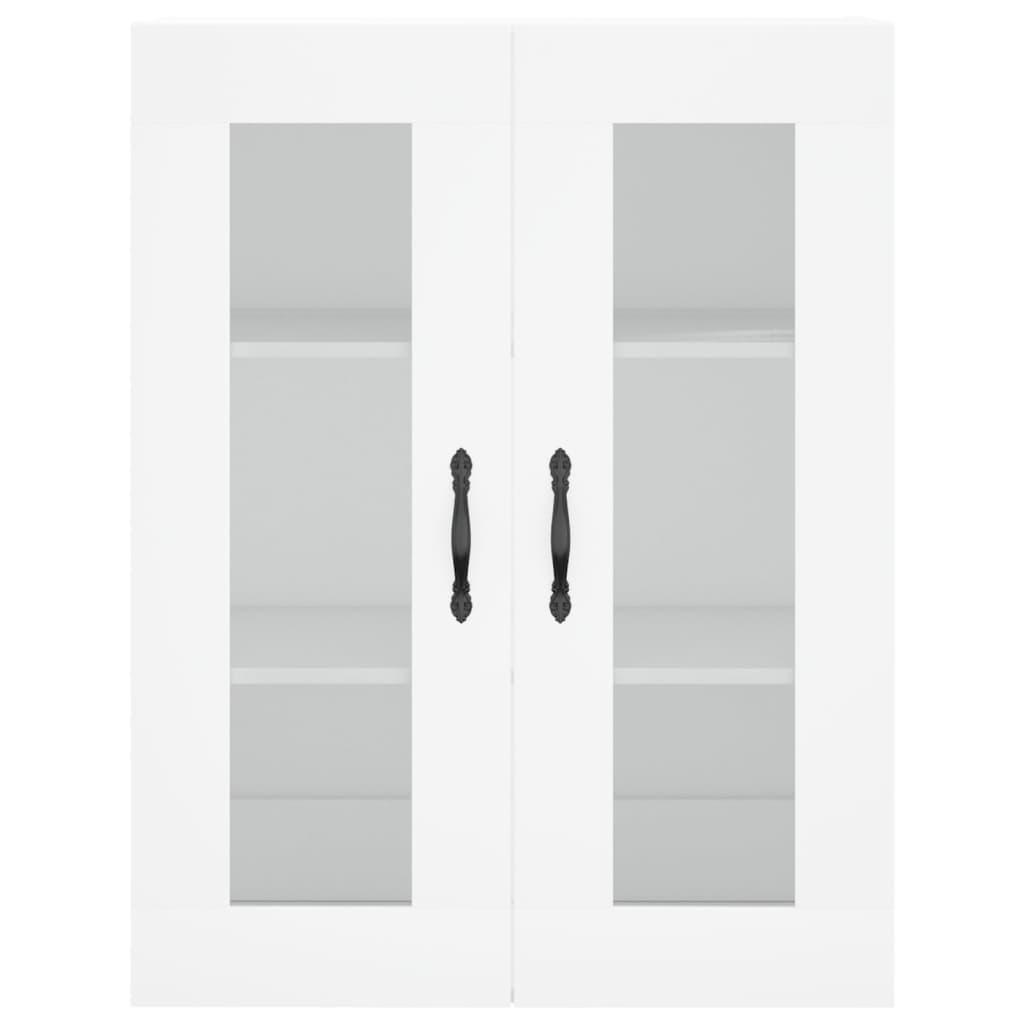 Wandschrank Weiß 69,5x34x90 cm Holzwerkstoff
