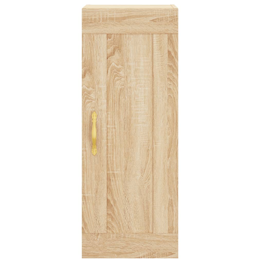 Wandschrank Sonoma-Eiche 34,5x34x90 cm Holzwerkstoff
