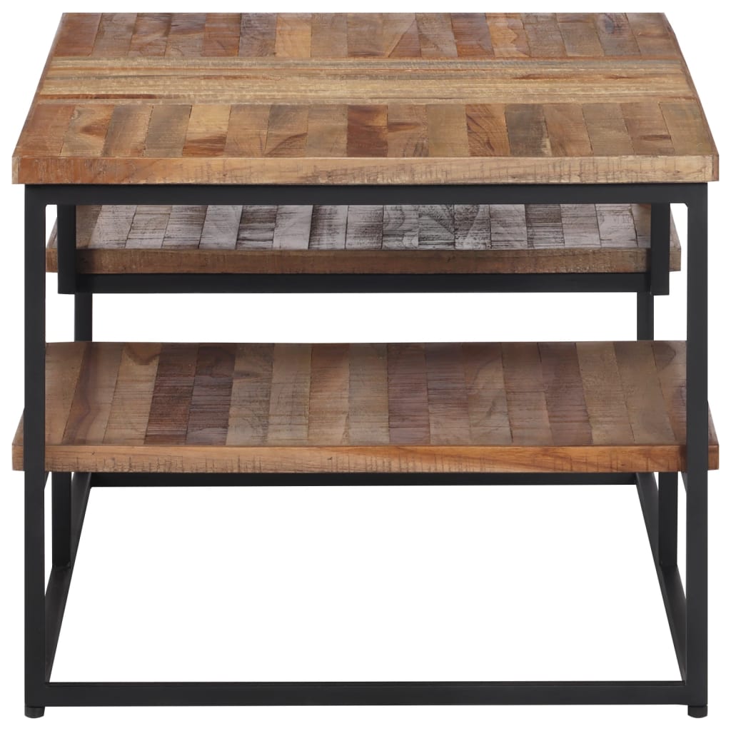 Table basse 90x50x39 cm Bois de teck massif recyclé