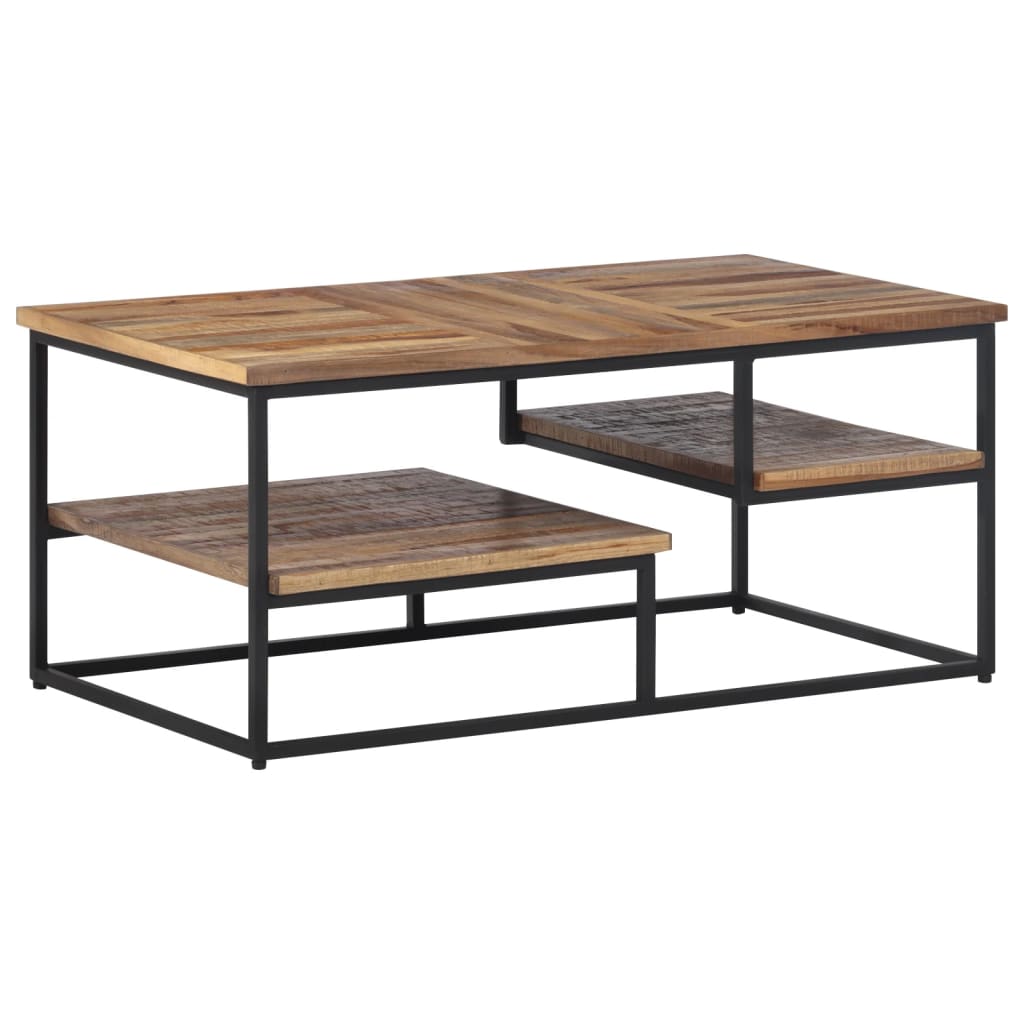 Table basse 90x50x39 cm Bois de teck massif recyclé