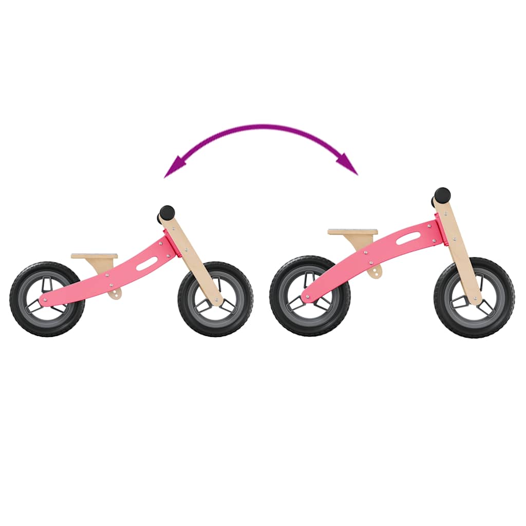 Balance bike for children pink
