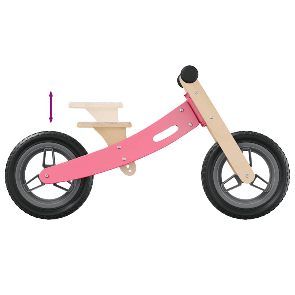 Balance bike for children pink