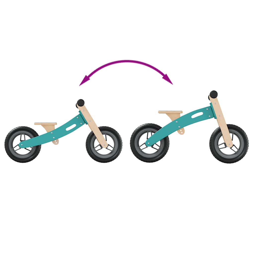 Balance bike for children light blue