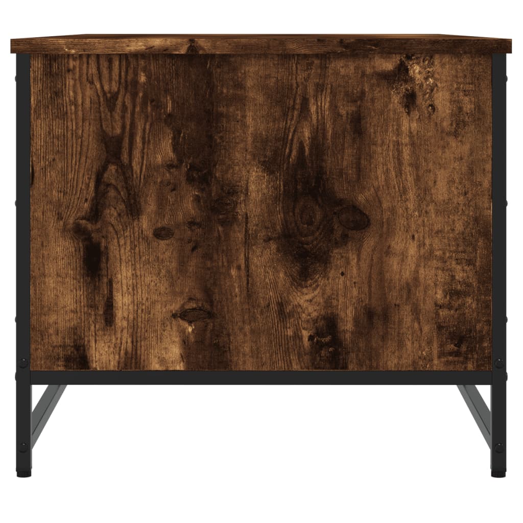 Coffee table smoked oak 85.5x51x45 cm wood material