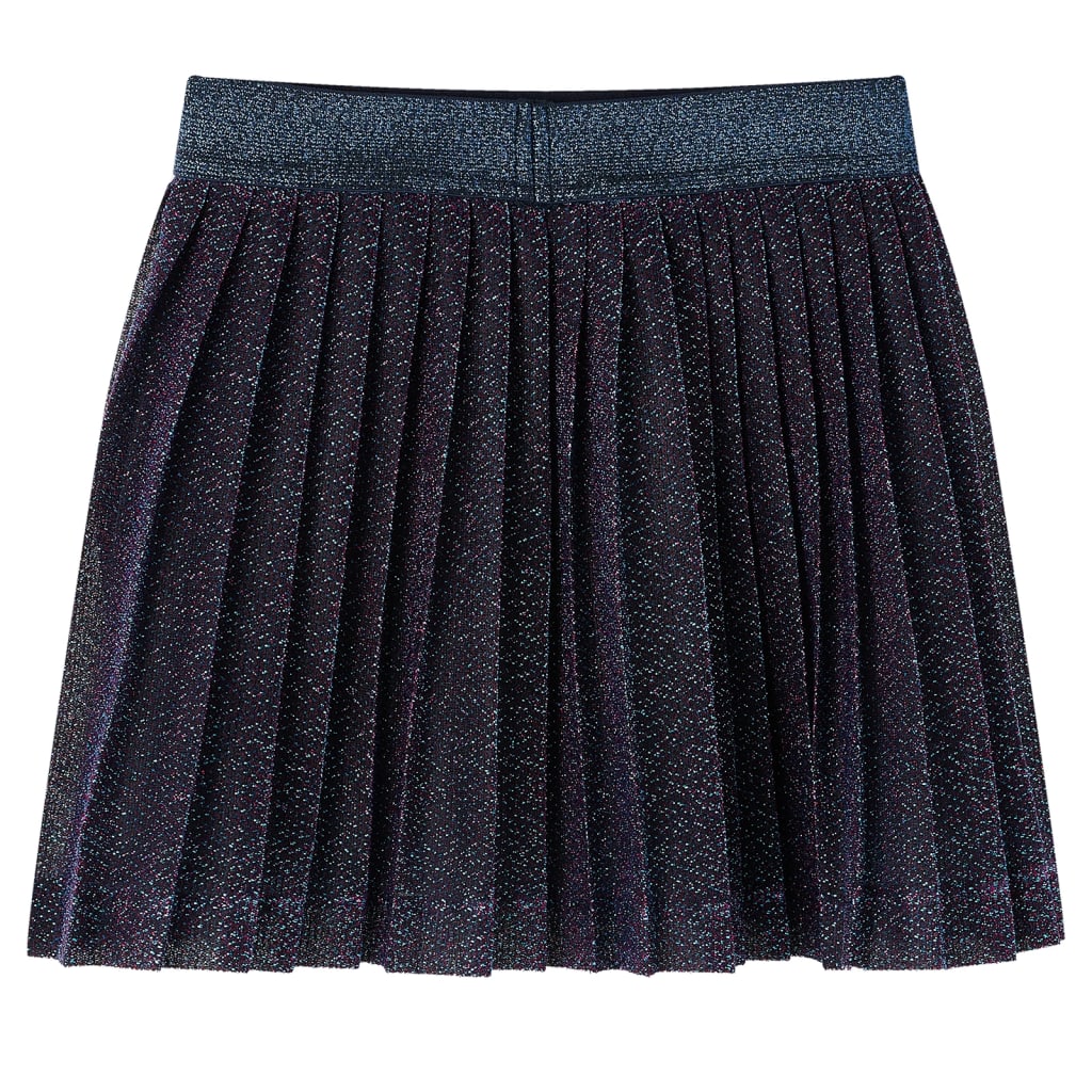 Kinderrock mit Glitzer Marineblau 104