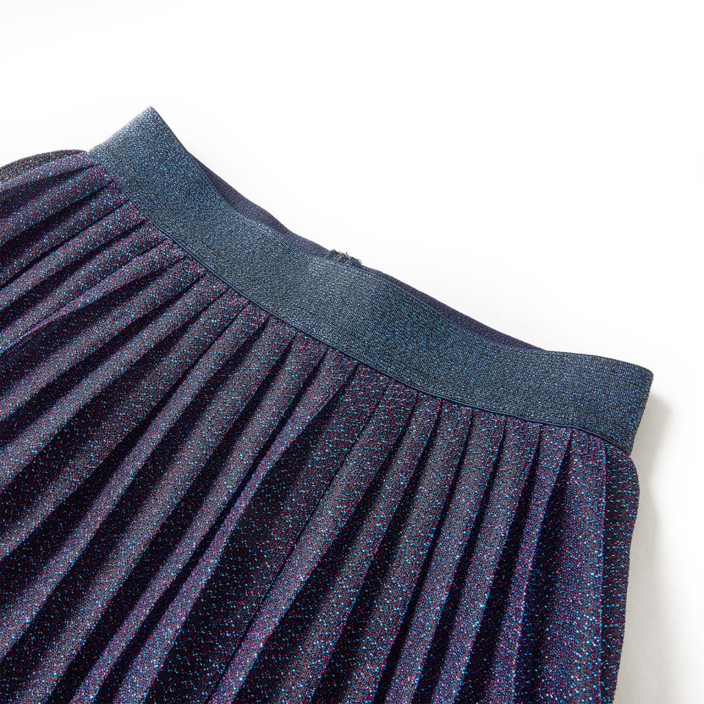 Kinderrock mit Glitzer Marineblau 104