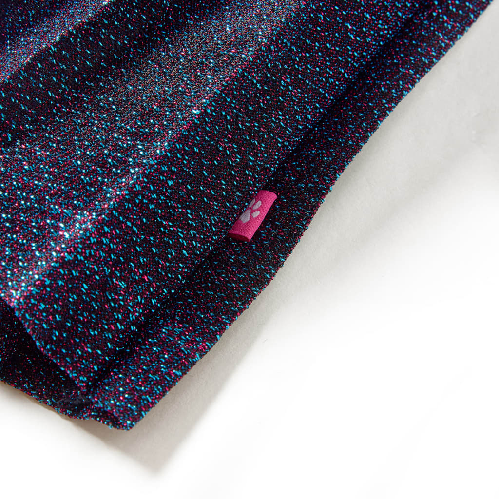 Kinderrock mit Glitzer Marineblau 104