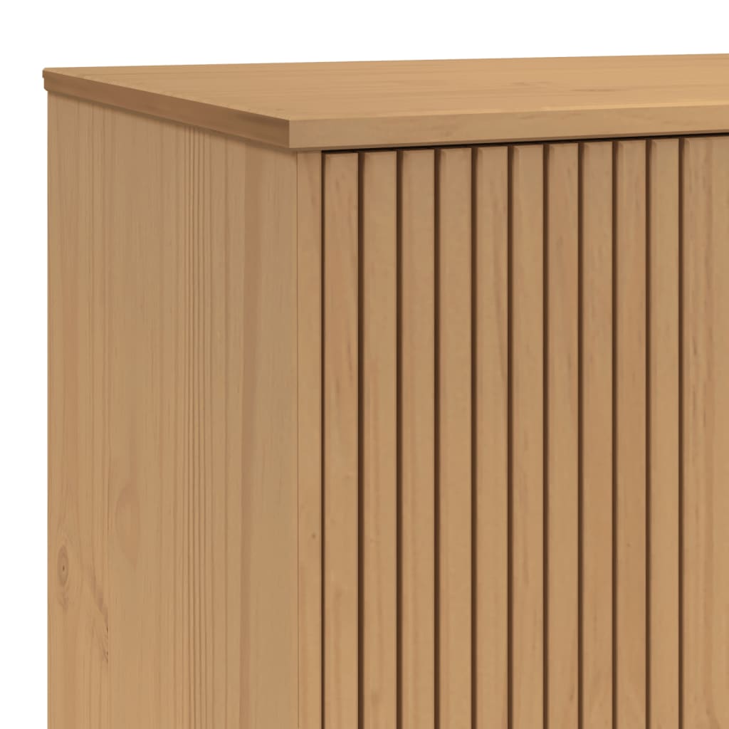 Wardrobe OLDEN Brown 76.5x53x172 cm solid pine wood
