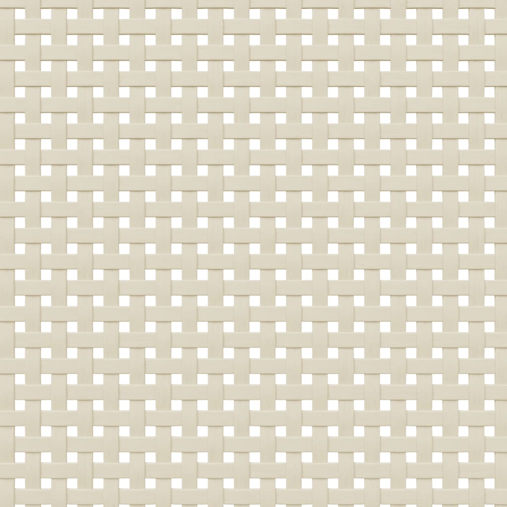 Meuble TV SENJA aspect rotin marron 106x40x49 cm pinède
