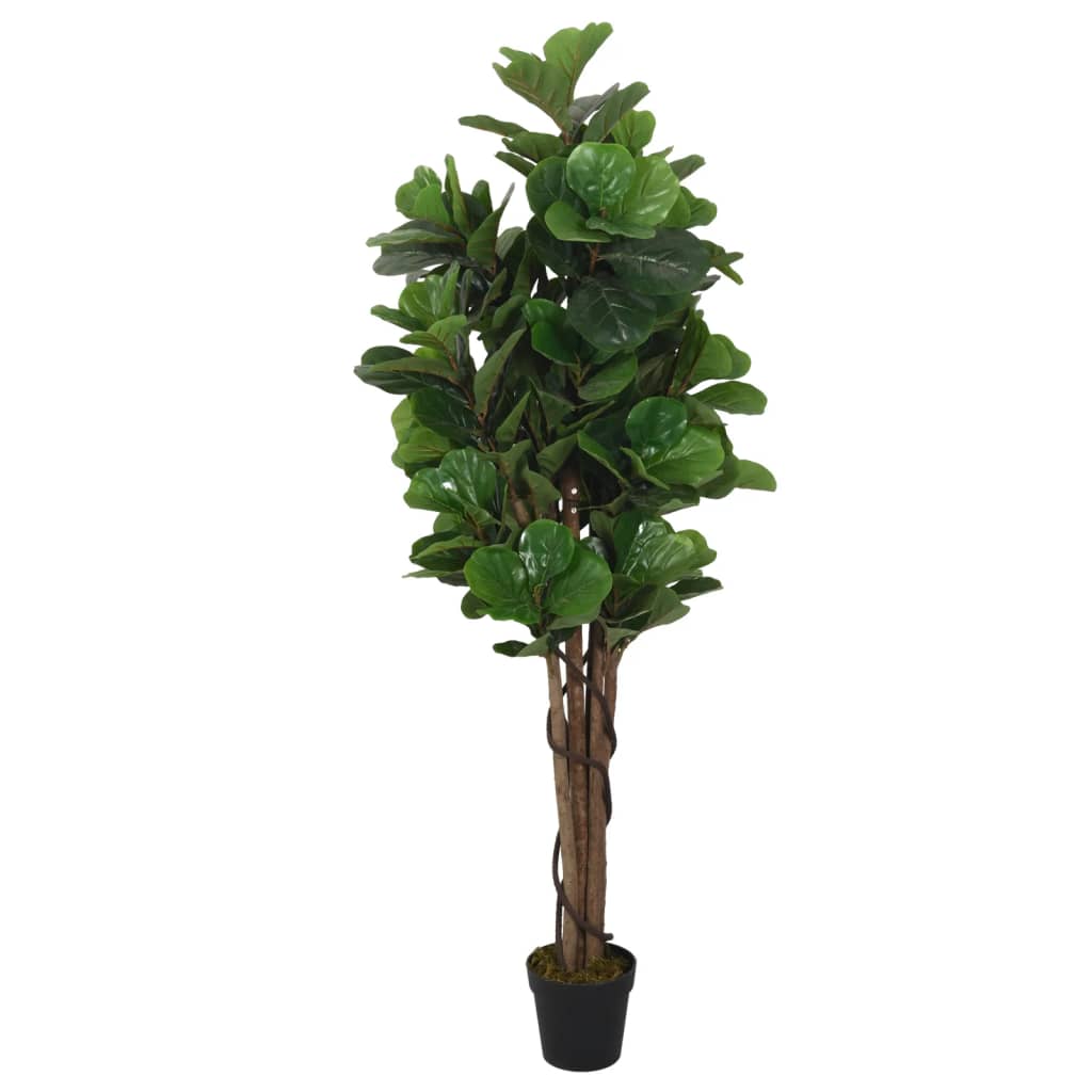 Artificial Fig Tree 232 Leaves 180 cm Green
