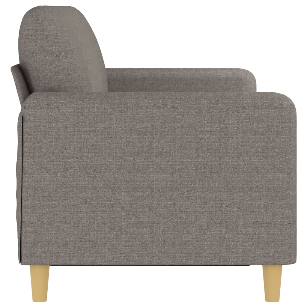 Canapé 3 places tissu taupe 180 cm