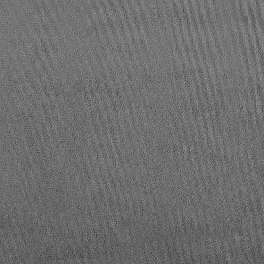 Fauteuil gris foncé 60 cm tissu microfibre