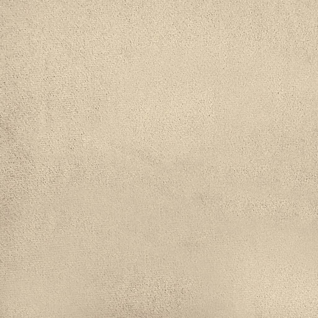 Canapé 3 places crème 180 cm tissu microfibre