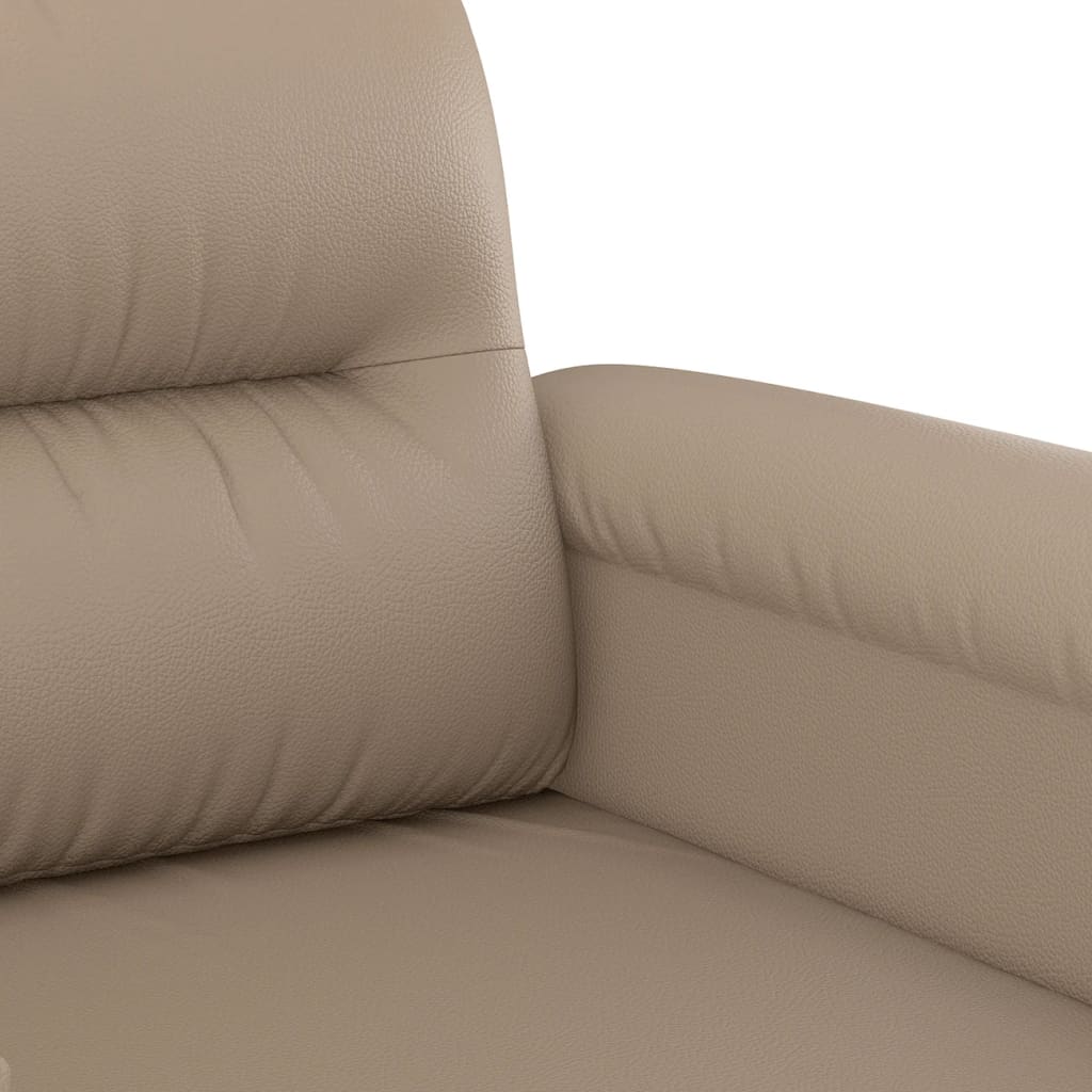 Fauteuil marron cappuccino 60 cm simili cuir