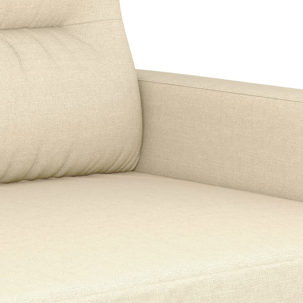 Canapé fauteuil crème 60 cm tissu