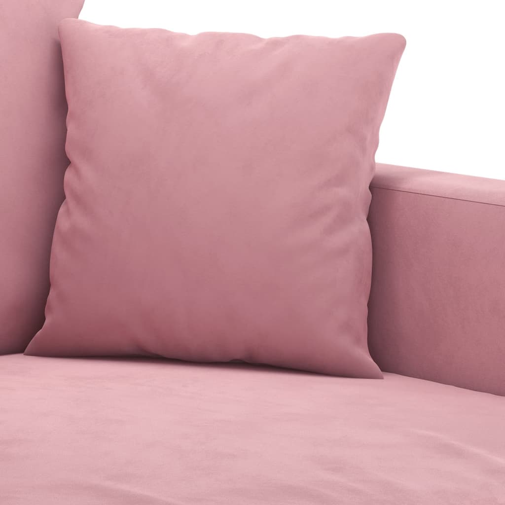 Fauteuil rose 60 cm velours