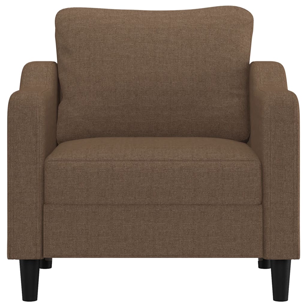 Fauteuil marron 60 cm tissu