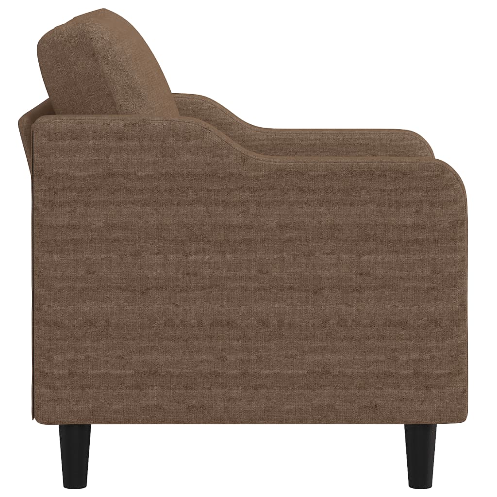 Fauteuil marron 60 cm tissu