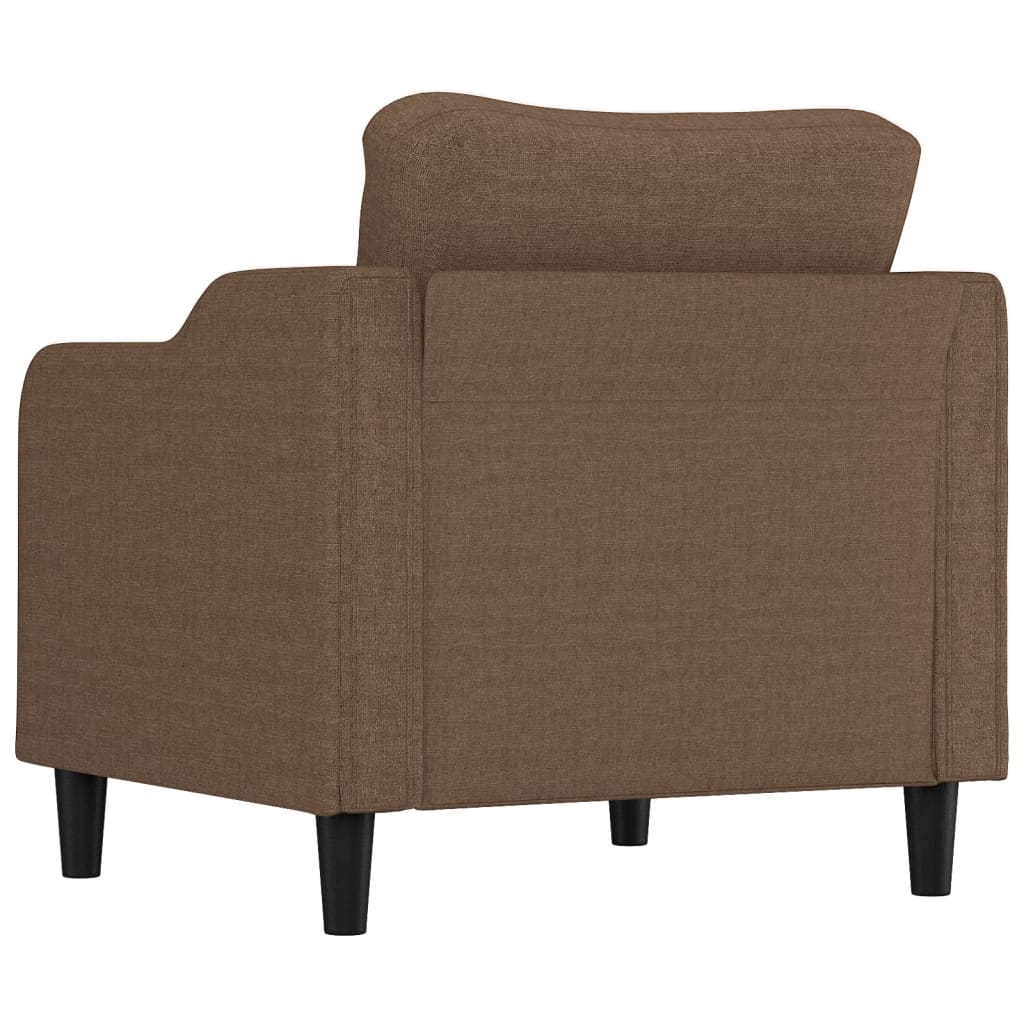 Fauteuil marron 60 cm tissu