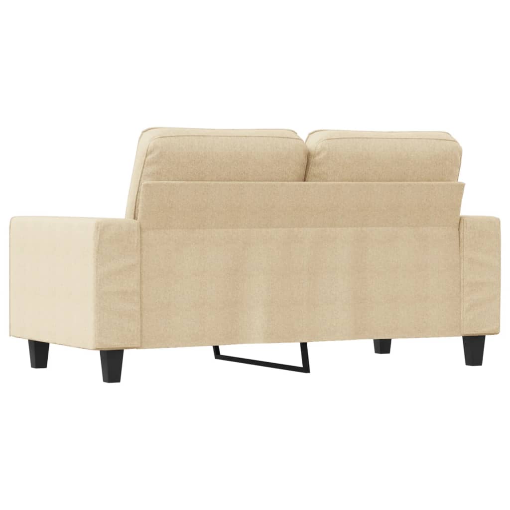 Canapé 2 places tissu crème 120 cm