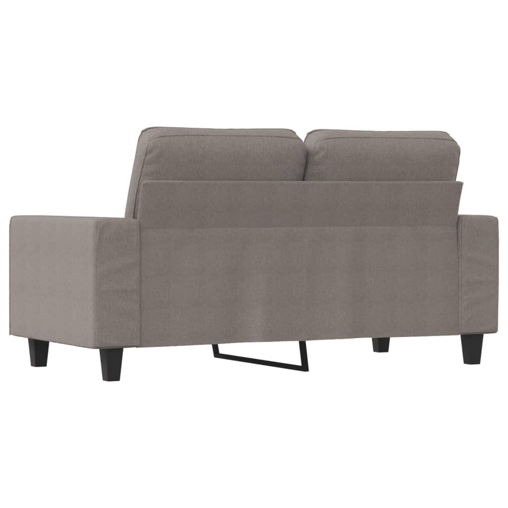 Canapé 2 places tissu taupe 120 cm
