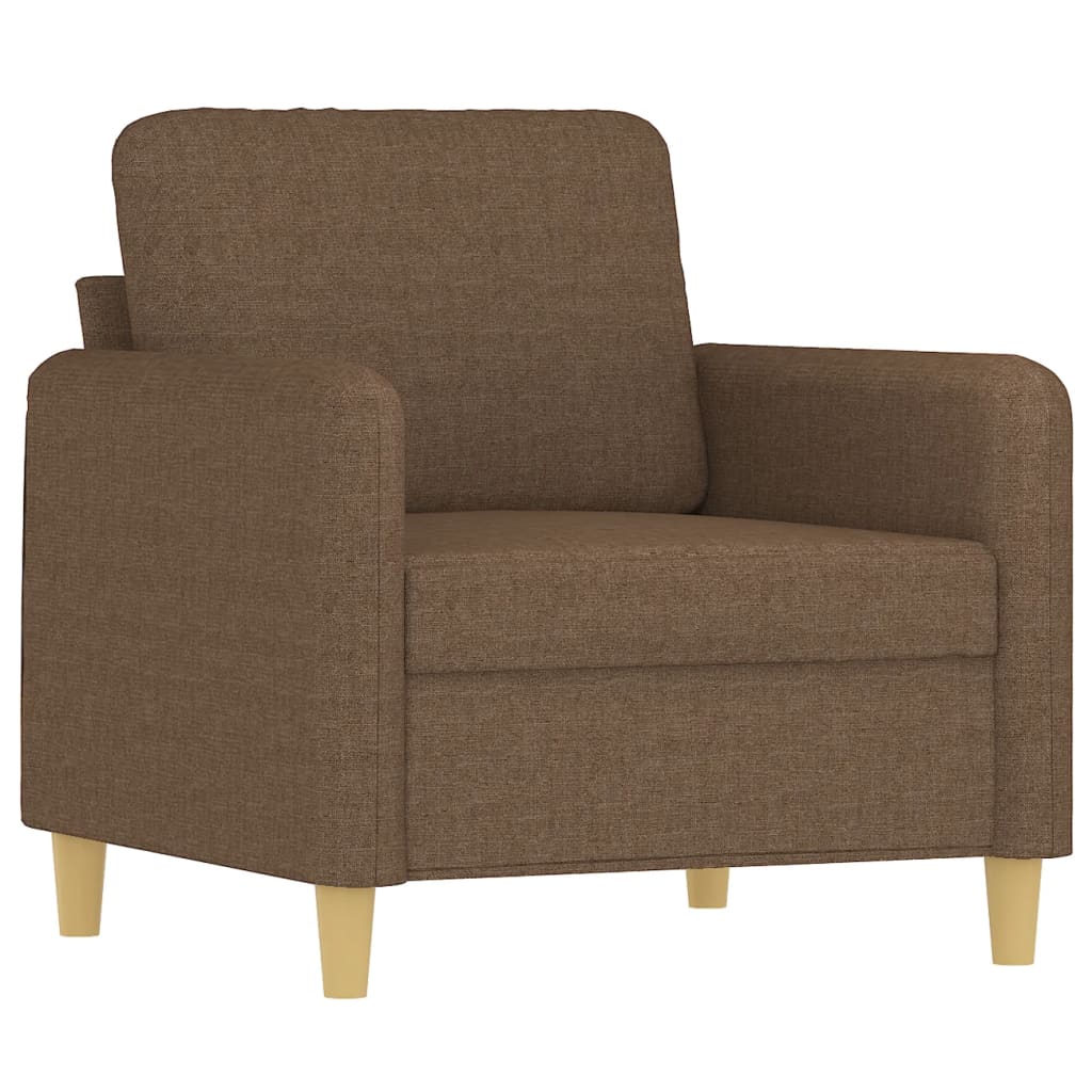 Fauteuil marron 60 cm tissu