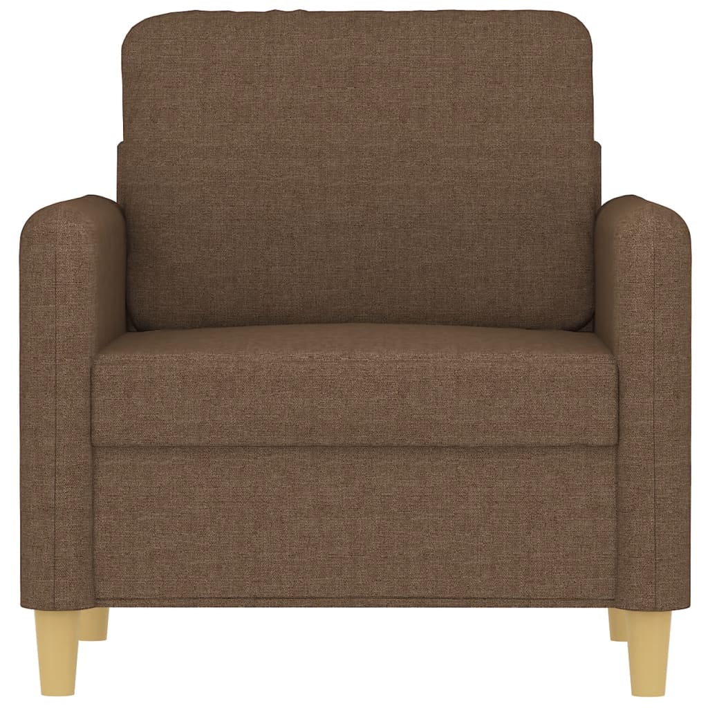 Fauteuil marron 60 cm tissu
