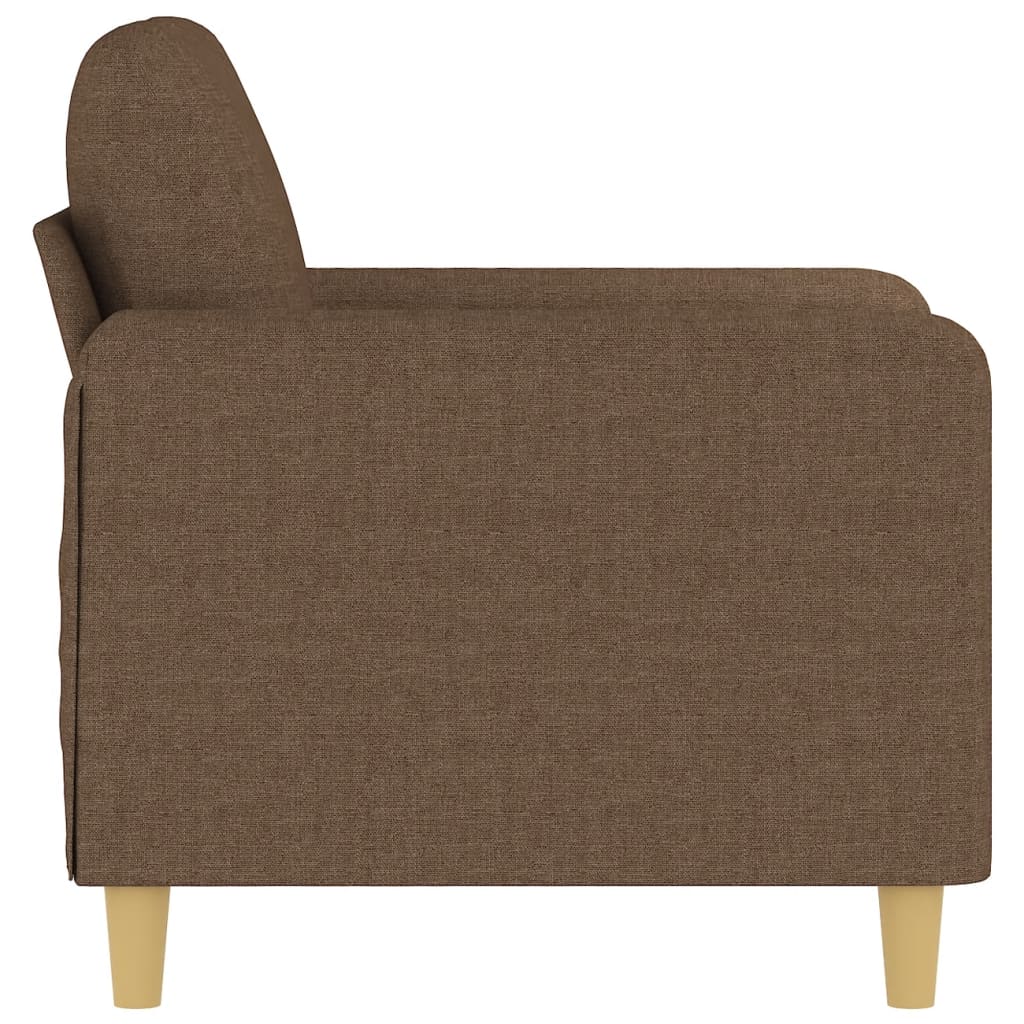 Fauteuil marron 60 cm tissu