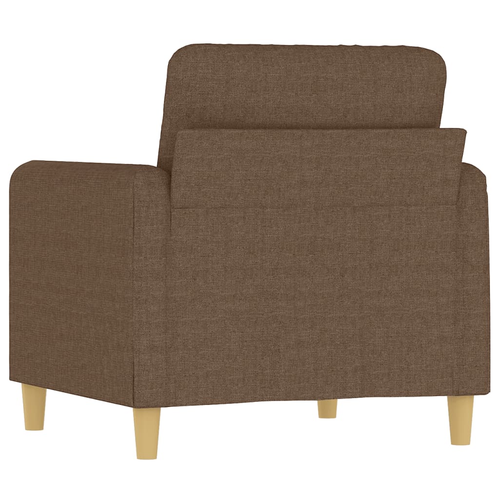 Fauteuil marron 60 cm tissu