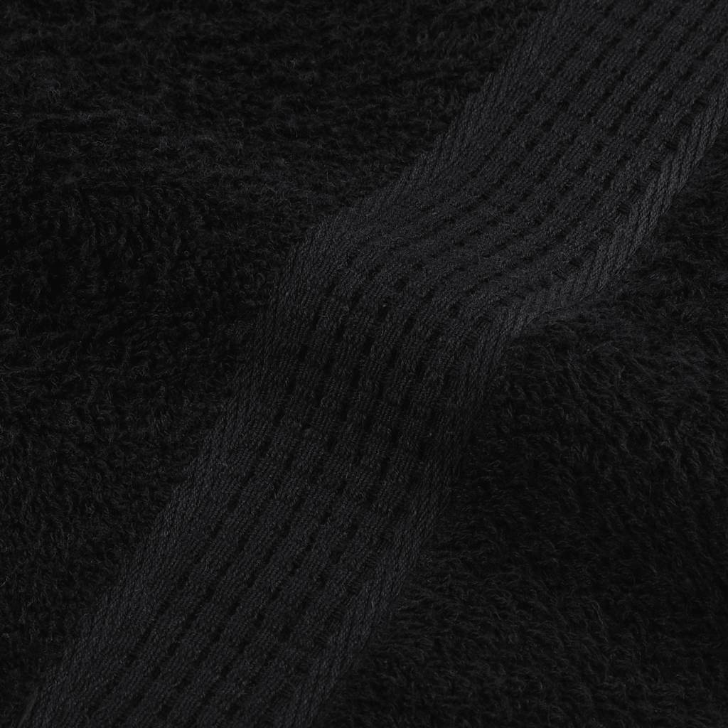 Waschtücher FROGN 4 Stk. Schwarz 30x30 cm 360 g/m²